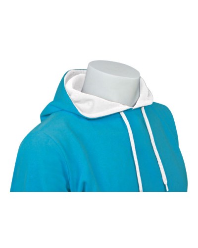 SUDADERA CAPUCHA COMBI 131 BIODEGRADABLE UNISEX